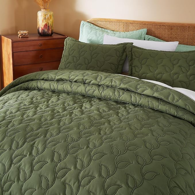 EVENHUG Quilt King Size Bedding Set by EVENHUG