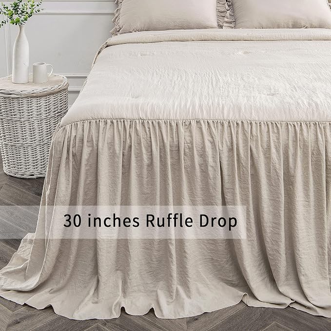 Bonlino Home Bedding Bedspread Set Quilt - Image 3