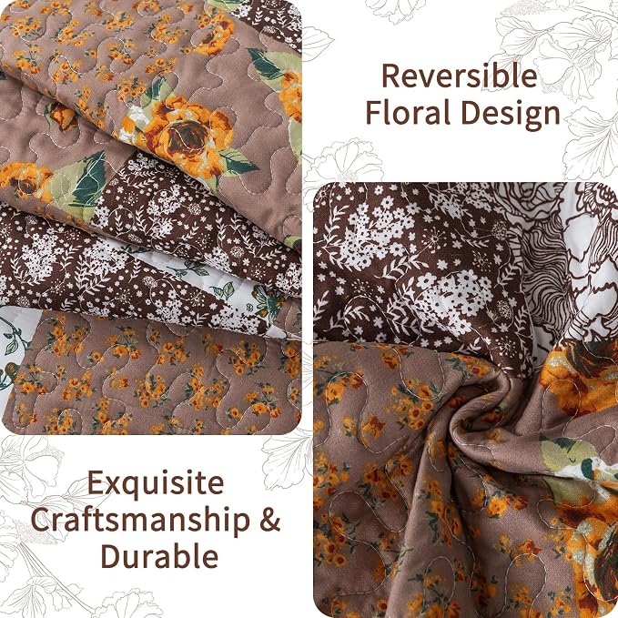 VAPUTAR Quilts Queen Size, Quilt Bedding Set - Image 4