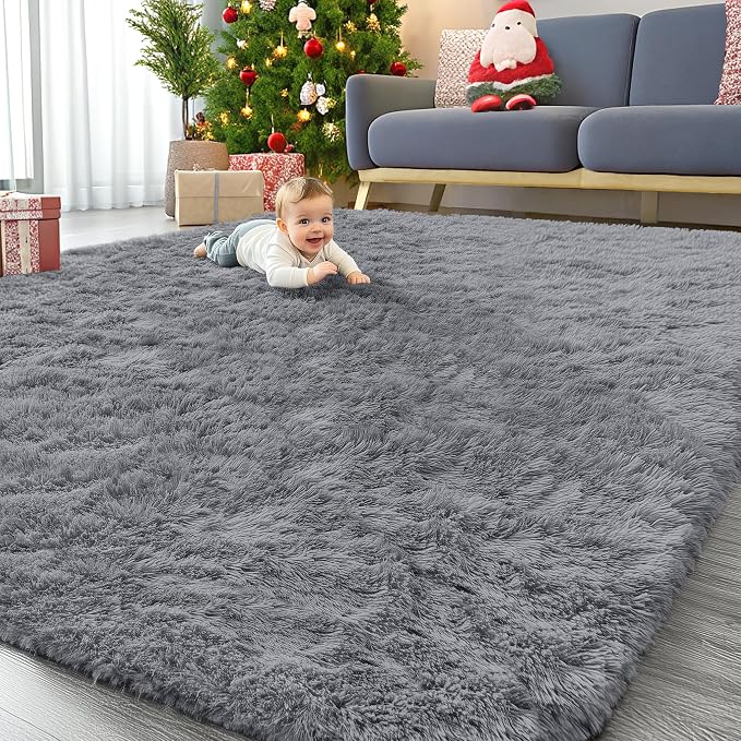 OLANLY 8x12 Machine Washable Large Area Rugs by OLANLY