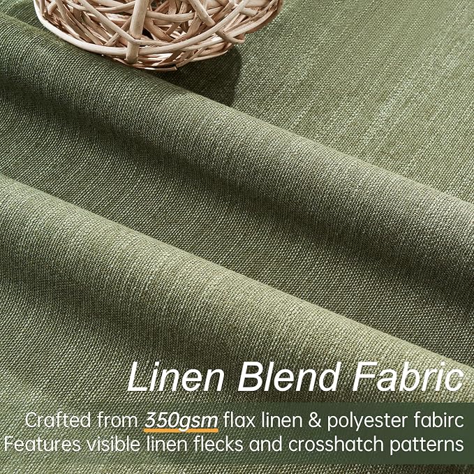 Topfinel Long Curtains for Living Room Custom 105 Inch, Sun Blocking Elegant - Image 3