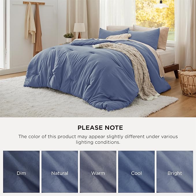 Bedsure Queen Comforter Set, 3 Pieces GentleSoft™ Bed Set, 1 Lightweight - Image 7