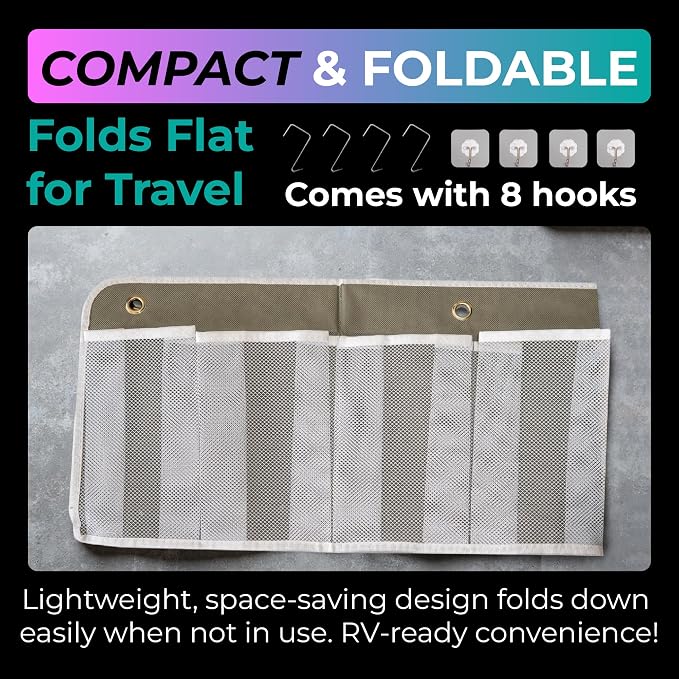 RV Shoe Storage for Bedside - Image 7