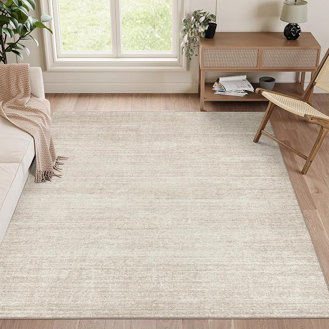 Washable Rugs 5x7, Non Slip Large Area Rugs by Valenrug