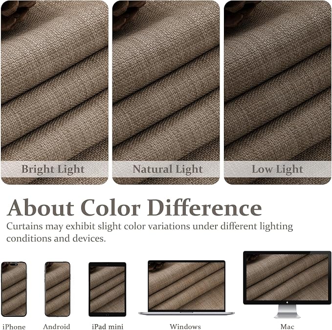 70 Inch Extra Wide Memory Trained Pinch Pleat Blackout Living Room Curtains 120 - Image 10