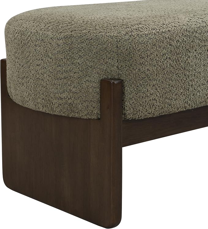 Christopher Knight Home Arden Minimalist Loop Yarn Fabric Dining Bench - Image 11