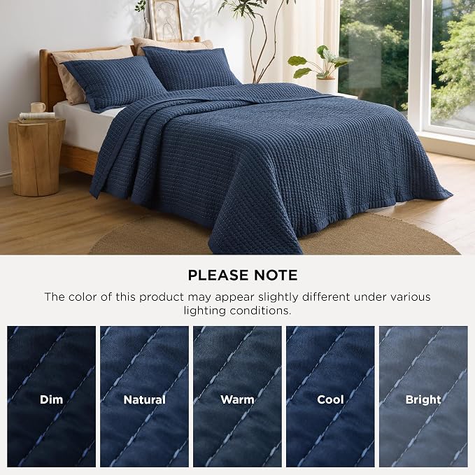 Bedsure Twin Quilt, Lightweight Soft Striped Comforter Bedding Set, All-Season - Image 8