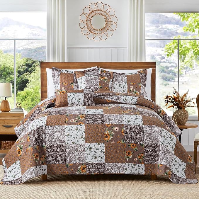 VAPUTAR Quilts Queen Size, Quilt Bedding Set by VAPUTAR