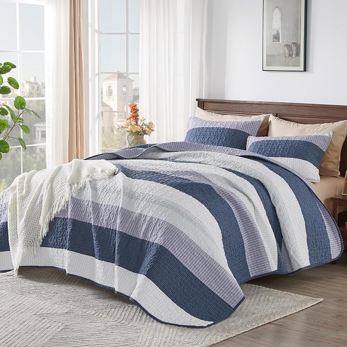 Stripe Quilt Set Cal King - Image 2