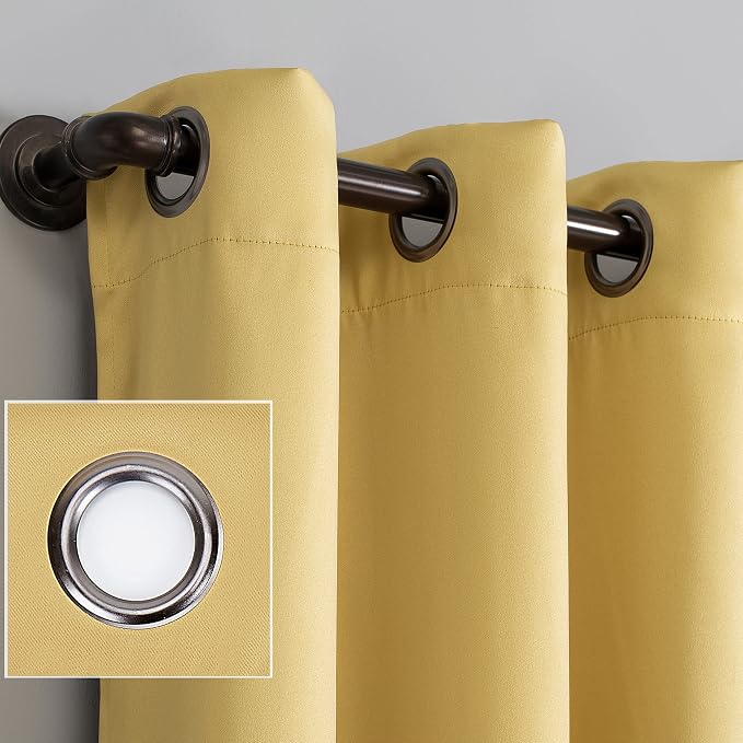 Sun Zero Nordic 2-pack Theater Grade Extreme 100% Blackout Grommet Curtain - Image 3