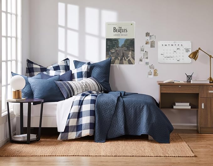 Levtex Home Cross Stitch Reversible Twin XL/Twin Quilt Set by LevtexHome