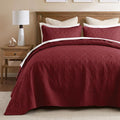 Madison Park Queen Quilt Bedding Set, Cottage-Inspired Damask, Classic Stitch by MADISONPARK