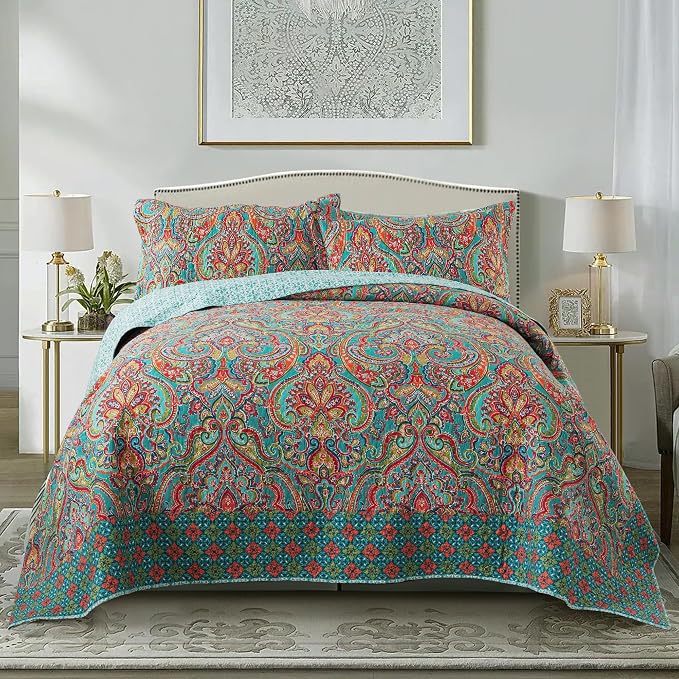 Etwel Lightweight Cotton California King Quilt Set by Unknown