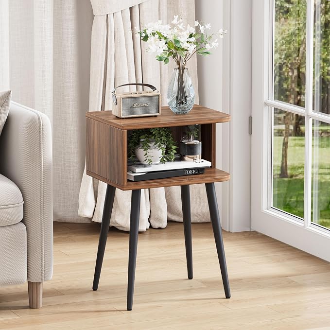 Nightstand Set of 2, Small Bed Side Table - Image 7