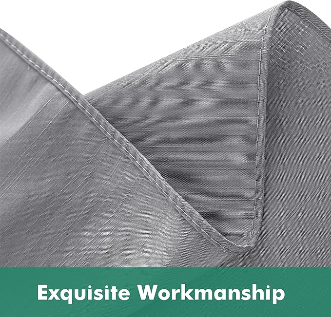 Biscaynebay Wrap Around Bed Skirts with Split Corners for Twin/Twin XL Beds 15" Drop, Silver Grey Adjustable Elastic Dust Ruffles Easy Fit Wrinkle Resistant Silky Luxurious Fabric Machine Washable