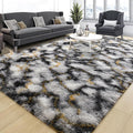 Soft Fluffy Rugs for Living Room, 5x8 Shaggy Area Rug for Bedroom, Modern Shag by Tepook