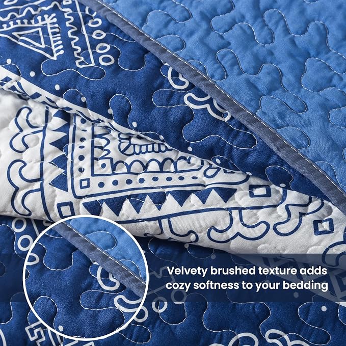 Etwel Lightweight Queen Size Quilt Set - Image 2