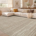 Nakagishi Area Rug Living Room Rugs: 9x12 Large Soft Machine Washable Boho by NakagishiAreaRug