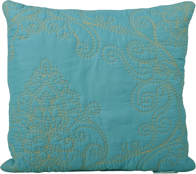 Home Soft Things Damask 4 Piece Bedspread Set, Scalloped Edge Reversible Quilt - Image 6
