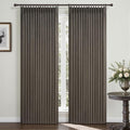 Memory Shape Pinch Pleated Blackout 86 Inch Bedroom Curtains 2 Panels Set by PleatedDrapes