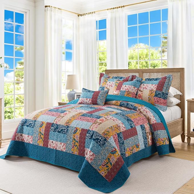 BEDIFANY Farmhouse Queen Quilt Set - Image 2