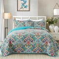VAPUTAR Cotton Quilt Queen Bedding Set by VAPUTAR