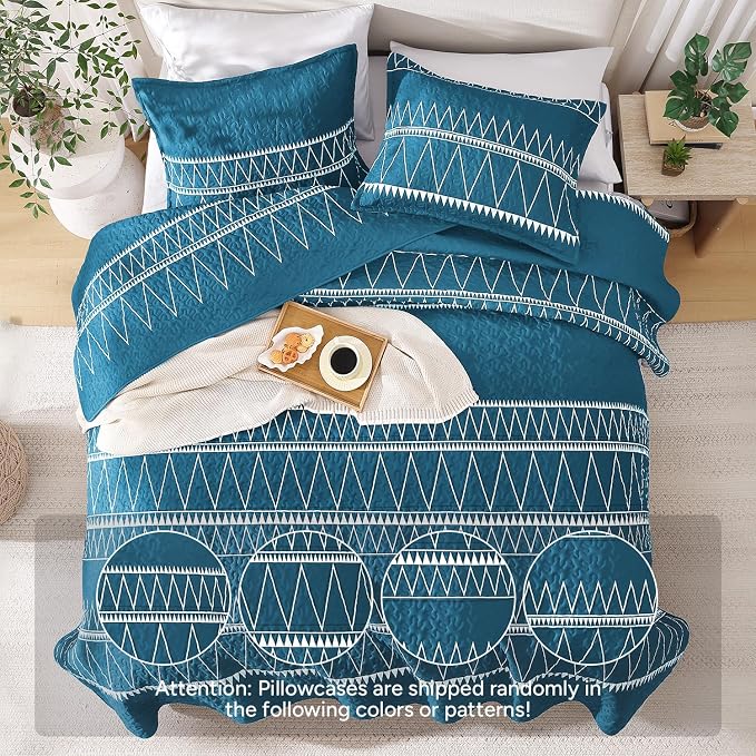 Teal Quilts Queen Size - Image 3