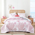 weigelia Coastal Quilt Twin Size, Soft Lightweight Microfiber, Machine Washable by WEIGELIA