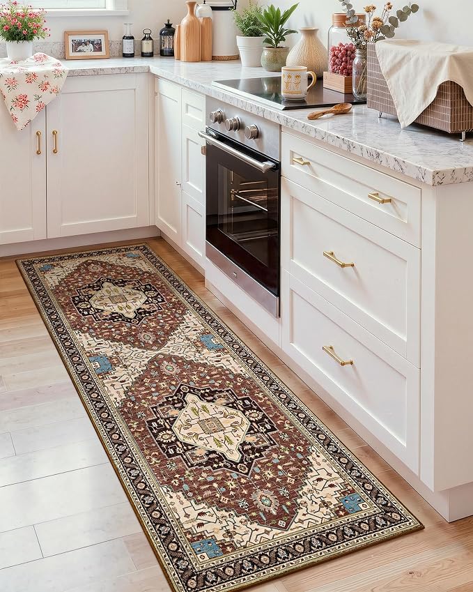 Macgace Washable Vintage Area Rug by Macgace