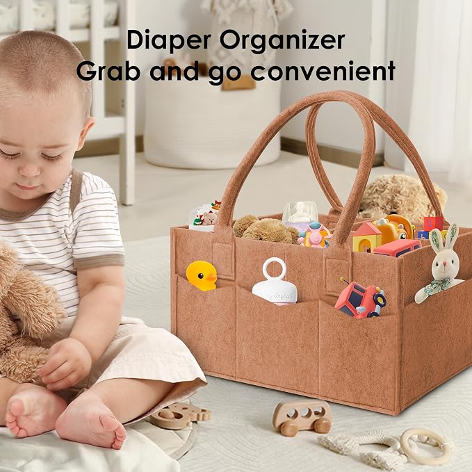 HIPHOP PANDA 2-Pack Diaper Caddy Organizer - Image 5