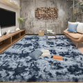 Fluffy Large Rugs for Living Room, 8x10 Area Rugs for Bedroom, Modern Shag Rug by Tepook