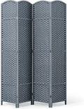 Outdoor Privacy Screen 4-Panel Folding Room Divider Space Partition | 67"H 64"W by Jostyle