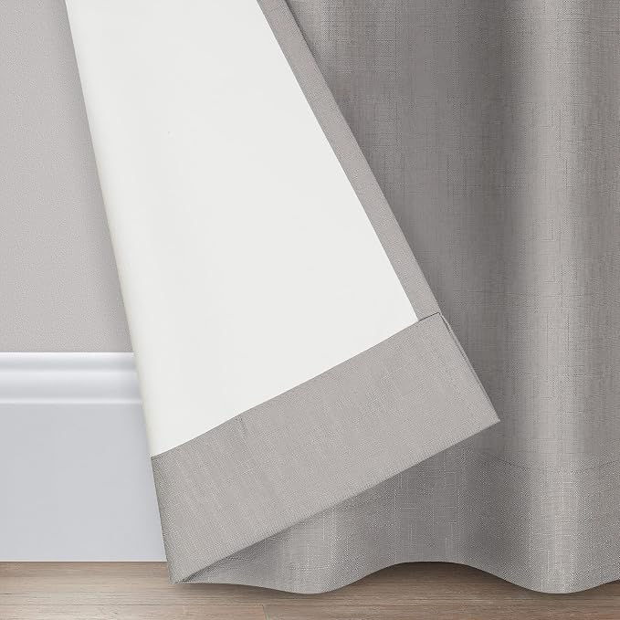 ECLIPSE Kendall Modern Blackout Thermal Rod Pocket Window Curtain - Image 8