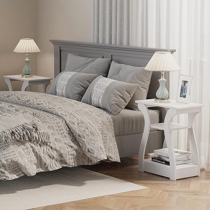 FROMJBEST End Tables Living Room, - Image 6