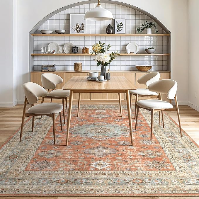 cotiled 6x9 Area Rug for Living Room, Traditional, Dining Room, and Home Office - Image 7