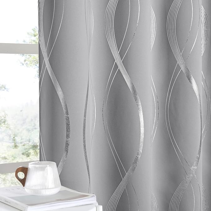 NICETOWN Kitchen Blackout Curtain Panels, Window Treatment Thermal Insulated by NICETOWN