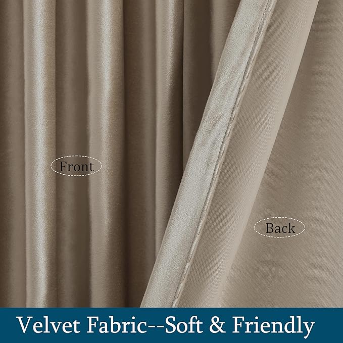 PRIMROSE Taupe Curtains 108 inch - Image 5