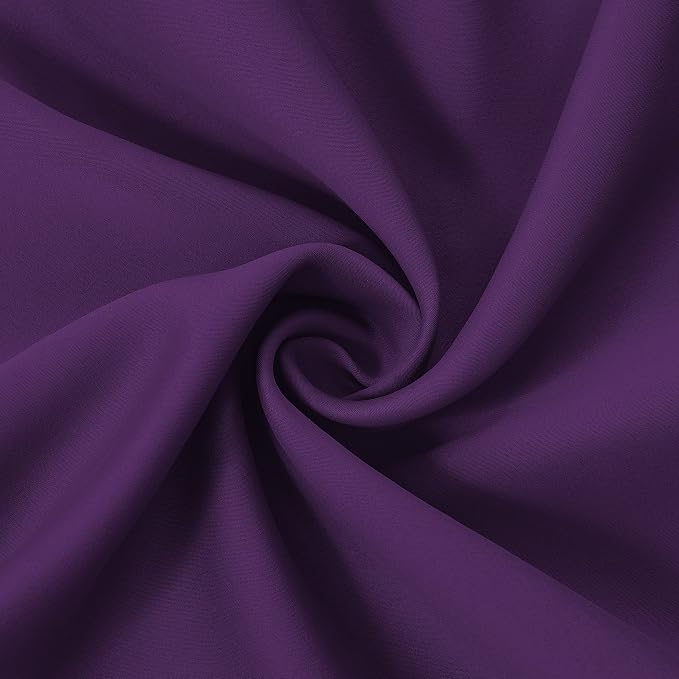 100% Blackout Curtains 40 x 84 Inch/Purple Curtains 2 Panels - Image 8