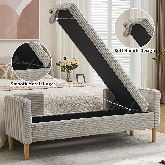 Chifee & Vingol 64.7" W Ottoman - Image 4