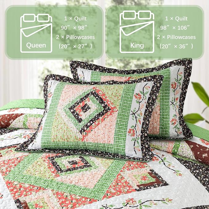 VAPUTAR Quilt King Size Bedding Set - Image 6