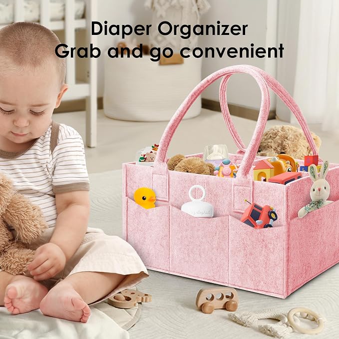 HIPHOP PANDA 2-Pack Diaper Caddy Organizer - Image 5