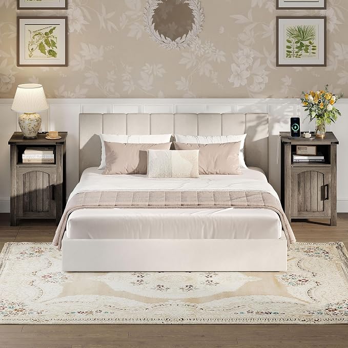 Decofy Farmhouse Nightstand - Image 6