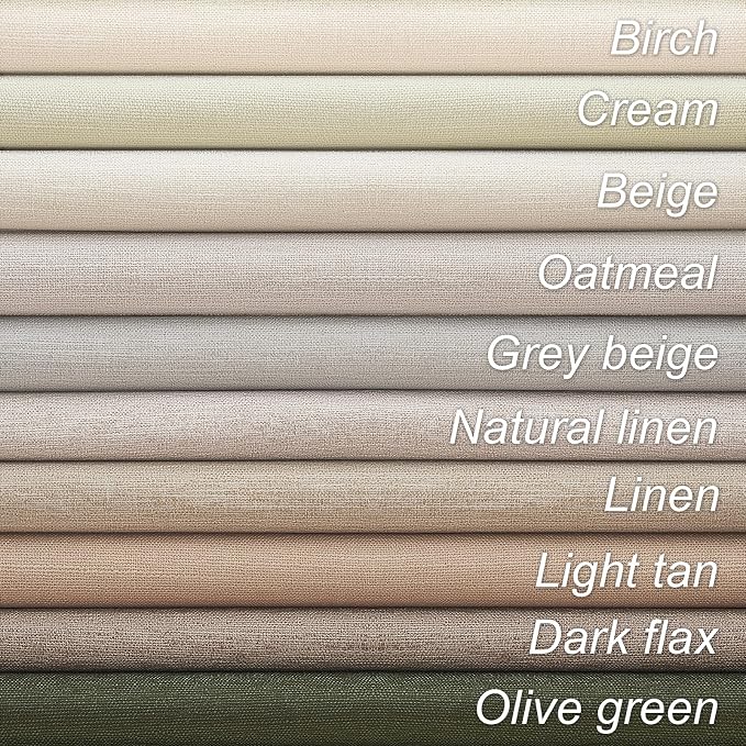 Topfinel Oatmeal Linen Blackout Curtains 96 Inches Long 8 FT Tall 2 Panels - Image 8