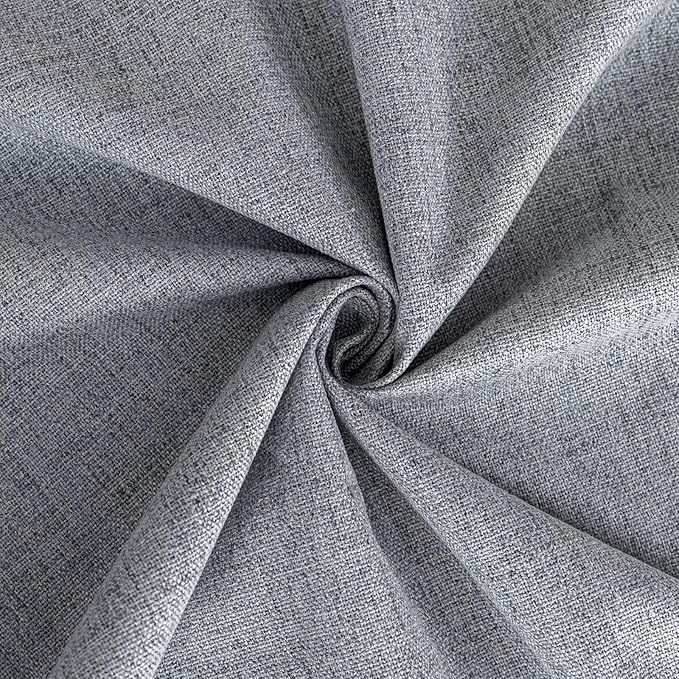 100% Blackout Curtains 72 Inch Length 2 Panels Set, Black Out Curtains for Living Room, Light Grey Thermal Insulated Grommet Drapes Bedroom Luxury Decor Privacy(70W × 72L inch, Light Grey)