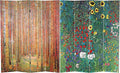 Red Lantern Double Sided Works of Klimt Room Divider by RedLantern