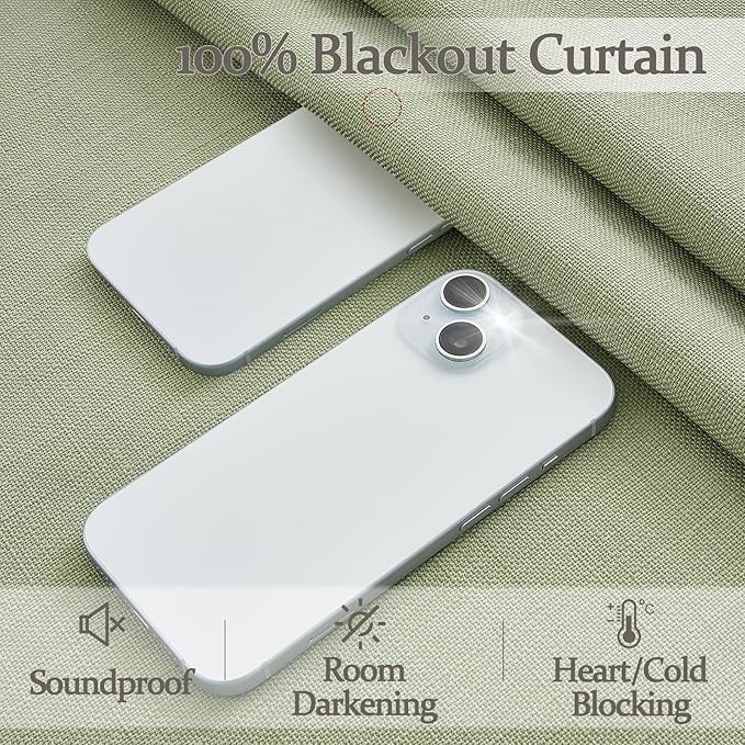 PleatedDrapes Memory Shape Pinch Pleated Blackout Curtains - Image 3