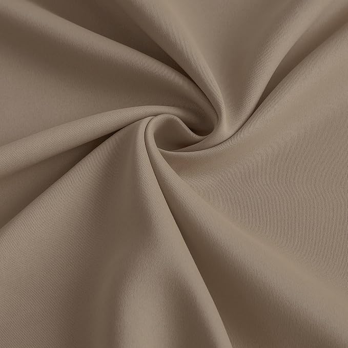 Pinch Pleated Blackout Curtains 132 Inch Long 2 Panels - Image 6