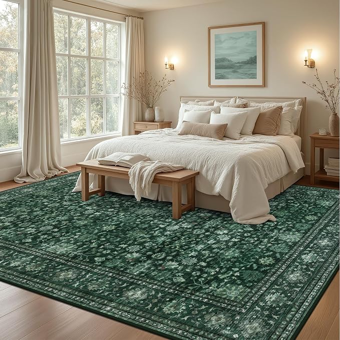 8x10 Area Rugs Living Room: Washable Rug - Image 4