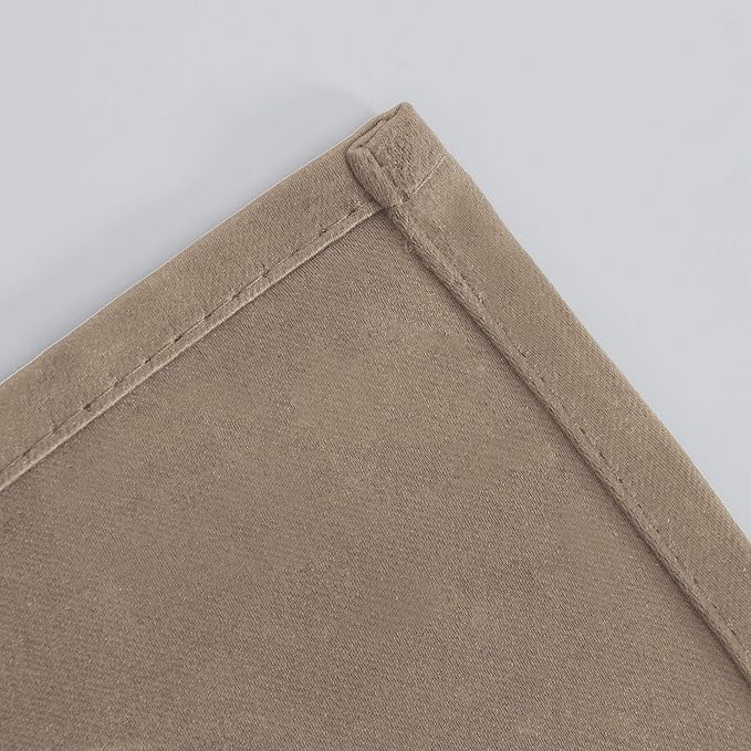 Cappuccino Thermal Blackout Curtains/52 x 72 Inch/Set of 2 Panels Room - Image 6