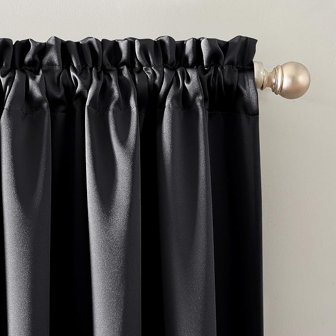 Sun Zero Oslo Theater Grade Extreme Total Blackout Rod Pocket Curtain Panel - Image 3